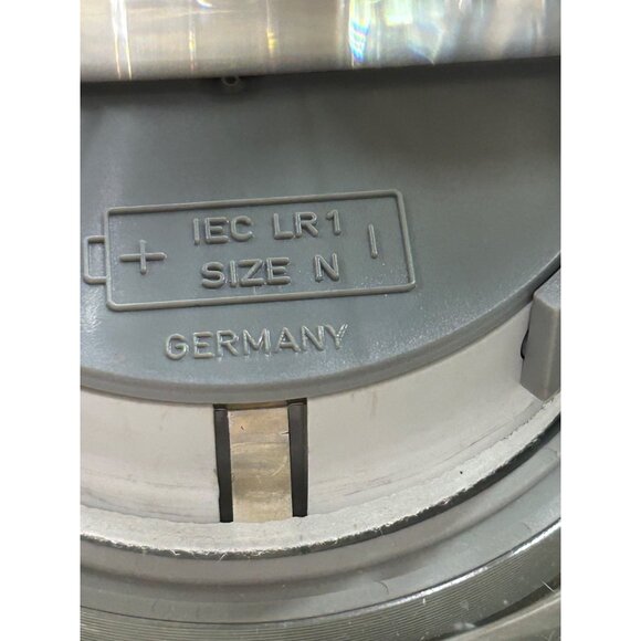 Mikasa Carmen Crystal Floral Desk Clock 6 1/4" Battery Operated Germany #1118/6 - Picture 6 of 14